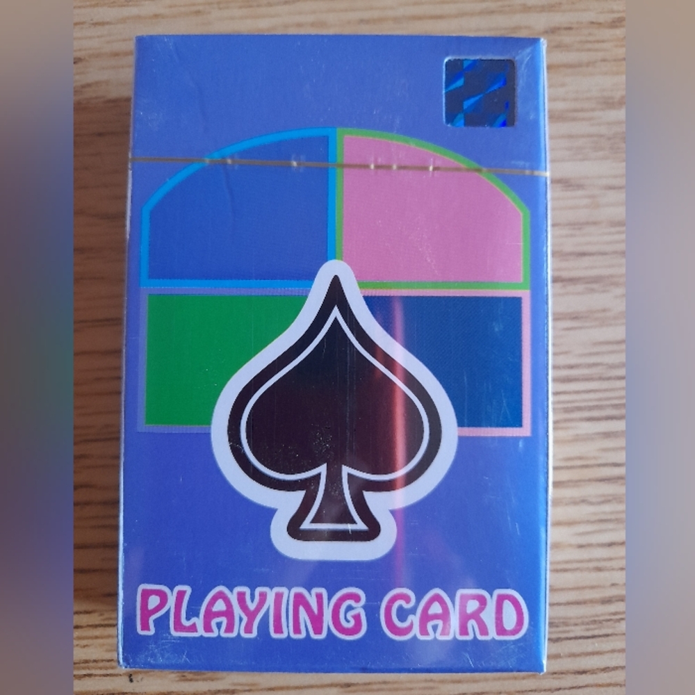 Foil Playing Cards Blue